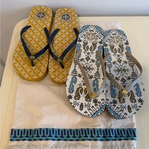 Tory Burch Flip Flop BUNDLE - size 8